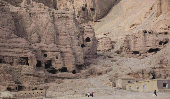 FOTOGRAFÍA. BAMIYÁN (AFGANISTÁN), 17 DE MAYO DE 2024. Asesinan a tiros a los españoles en Bamiyán (Afganistán). Vista del lugar donde antes se alzaban las dos estatuas de Buda esculpidas en Bamiyan (Afganistán). Efe