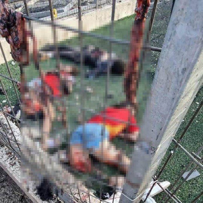 FOTOGRAFÍA. MAJDAL SHAMS (ISRAEL), 27 DE JULIO DE 2024. El jefe del Estado Mayor del Ejército, Herzi Halevi, visita el campo de fútbol en el que ayer se produjo un ataque atribuido al grupo terrorista islamista chií libanés Hezbolá que mató a "10 niños y adolescentes" y dejó malheridos a otros al menos "35 niños" en la ciudad drusa de Majdal Shams, en los Altos del Golán, Israel. Los nombres de los asesinados ayer en la masacre perpetrada por parte del grupo terrorista islamista chií libanés Hezbolá en Majdal Shams (Israel): "1. El difunto Fajr Leith Abu Saleh - 16 años; 2. El difunto Amir Rabia Abu Saleh - 16 años; 3. El difunto Hazem Akram Abu Saleh - 15 años; 4. El difunto John Vide Ibrahim - 13 años; 5. Izil Nashat Ayoub, el difunto - 12 años; 6. El difunto Finis Adham Safdi - 12 años; 7. El difunto Yazen Naif Abu Saleh - 12 años; 8. El difunto Alma Ayman Fakhr a-Din, 11 años; 9. El difunto Naji Taher Halabi - 11 años; 10. El difunto Millar Madad a-Sha'ar, 10 años". Fuerzas de Defensa de Israel (FDI)/Lasvocesdelpueblo (Ñ Pueblo) 